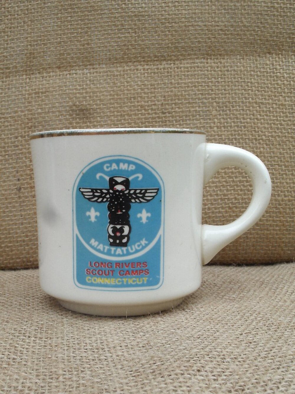 Vintage Camp Mattatuck Connecticut Scout Camp Mug